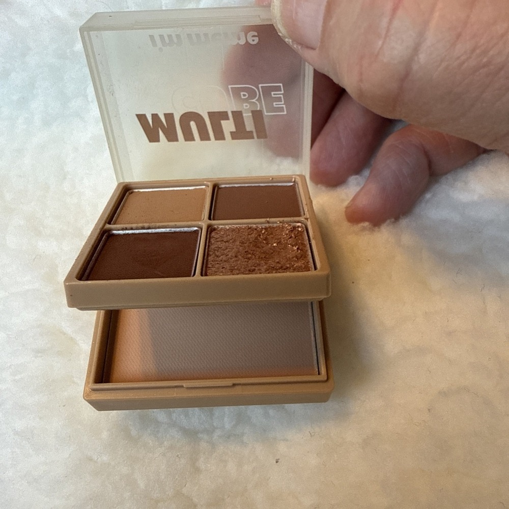 I'M MEME Multi Cube Eyeshadow & Cheek Deep Chocolate Mousse Korean Skincare NEW - Picture 11 of 11